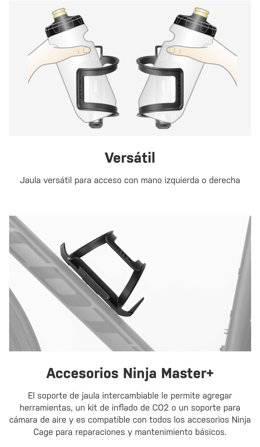 Porta ánfora Topeak ninja Master +sk