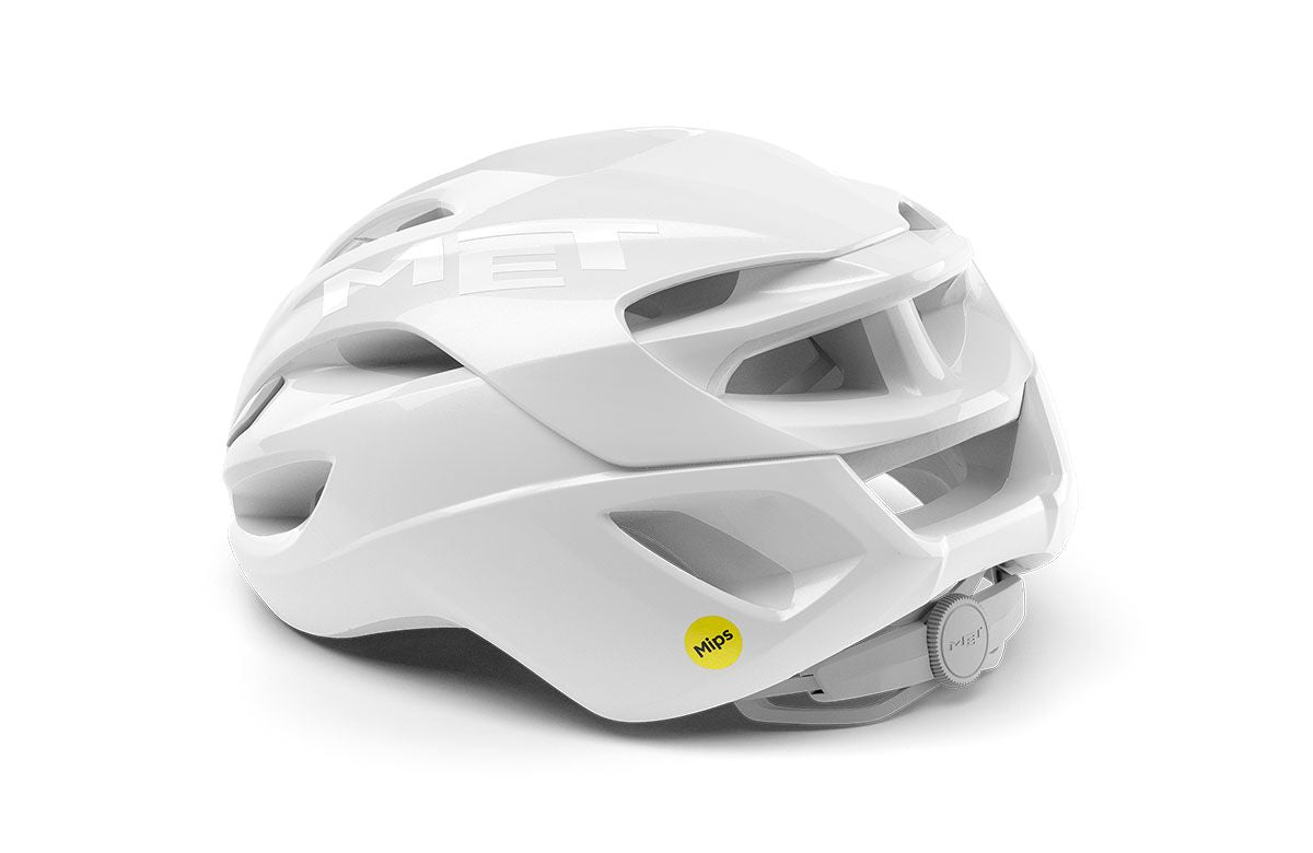 Casco MET rivale  MIPS edición limitada blanco