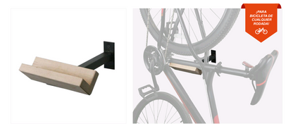 Rack de pared para bici y organizador de equipo  ciclista