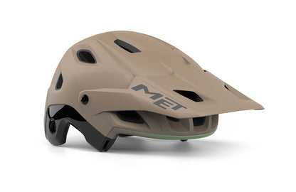 Casco MET Parachute full face desmontable 2 en 1 café