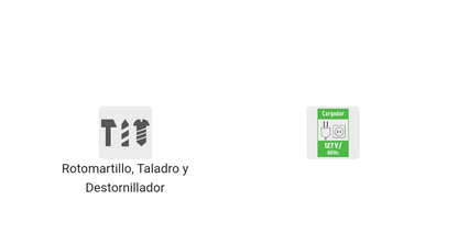 TRUPER Rotomartillo/destornillador 1/2 pulgadas 20V con 2 baterías 2Ah PRO