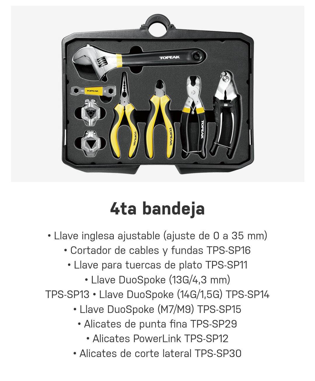 TOPEAK prepstation  caja con 52 herramientas portátil de 80 funciones