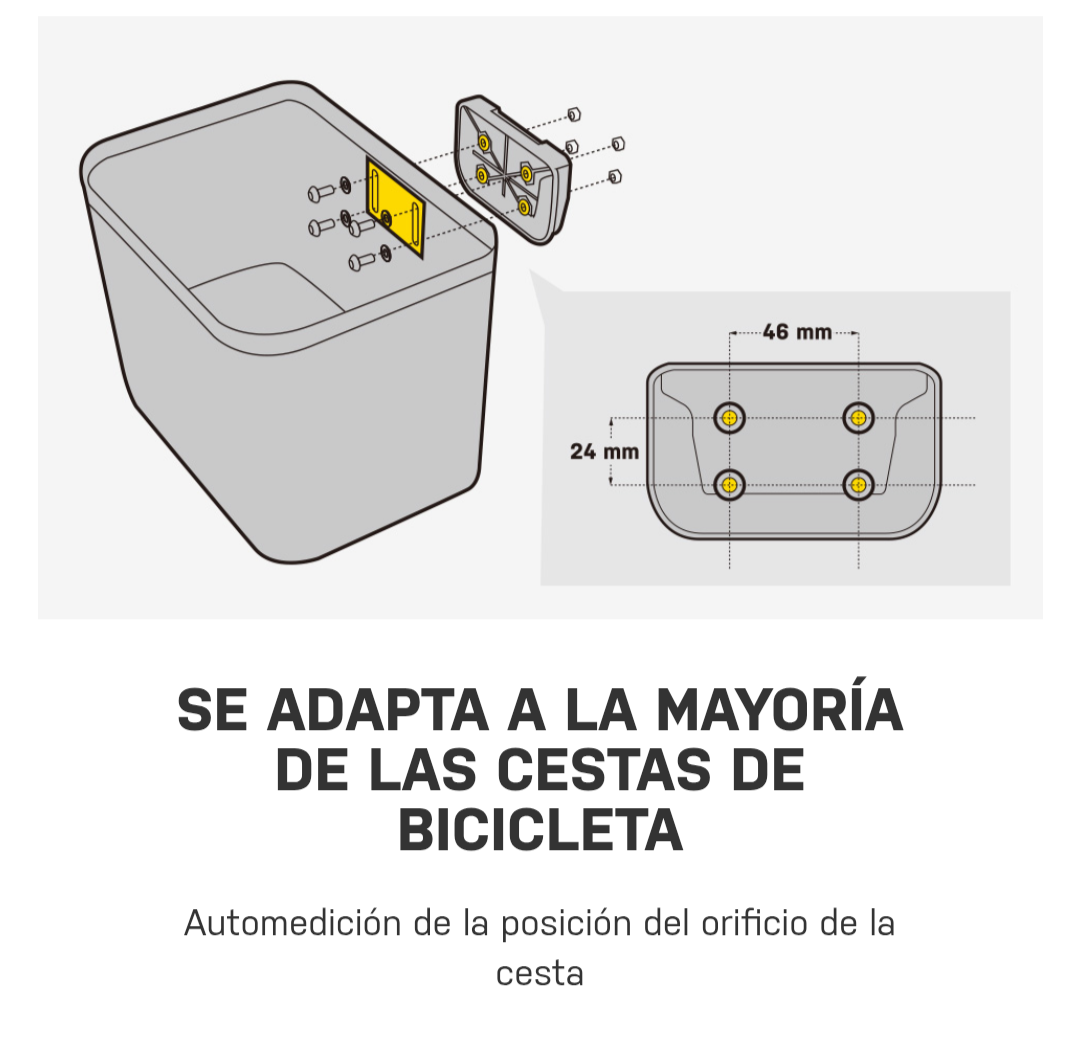 TOPEAK soporte fixer 9 bolsa o canastilla frontal