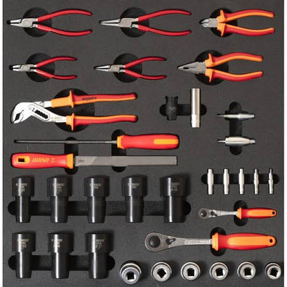 UNIOR conjunto de herramientas en la bandeja 3 para 2600D para suspensiones