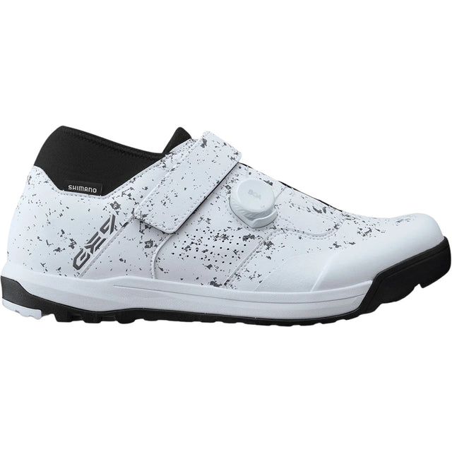Zapatilla Shimano de grapa GE900 enduro / DH MTB blanco