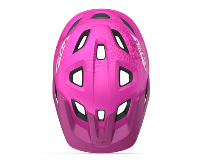 Casco MET Eldar juvenil/infantil rosa