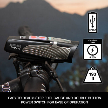 Luz delantera NiteRider lumina pro 1000