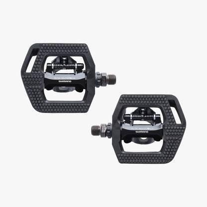Pedales shimano de grapa doble propósito city T421
