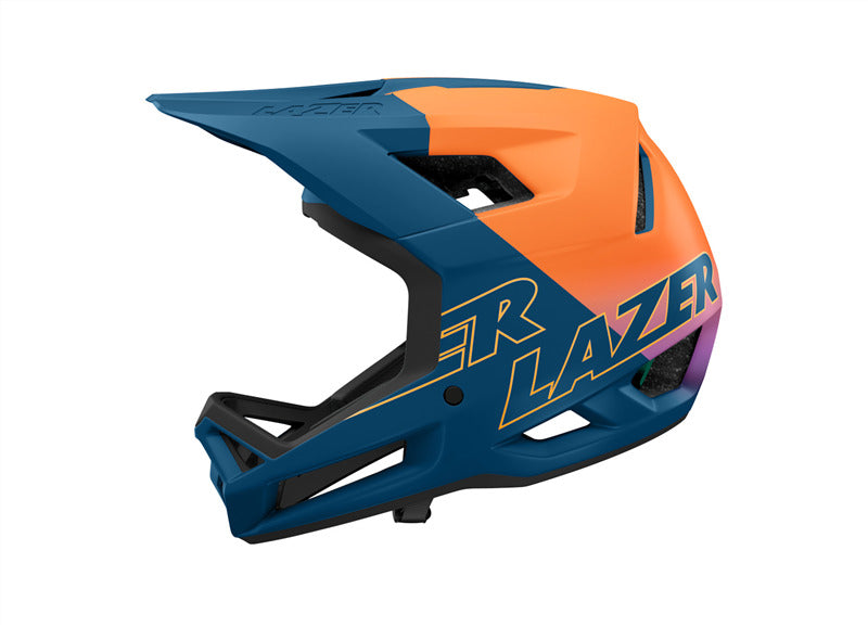 Casco Lazer Cage KC full face naranja / verde
