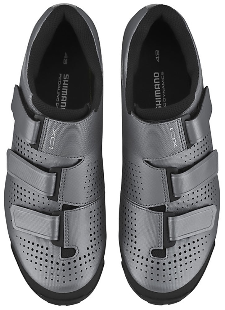 Zapatilla Shimano XC100 plata MTB
