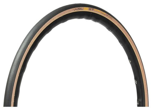 Llanta  ruta PANARACER agilest R-700x25 kevlar negro/ambar