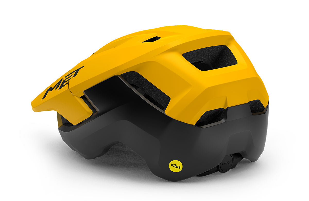 Casco MET TERRAE MIPS amarillo / negro