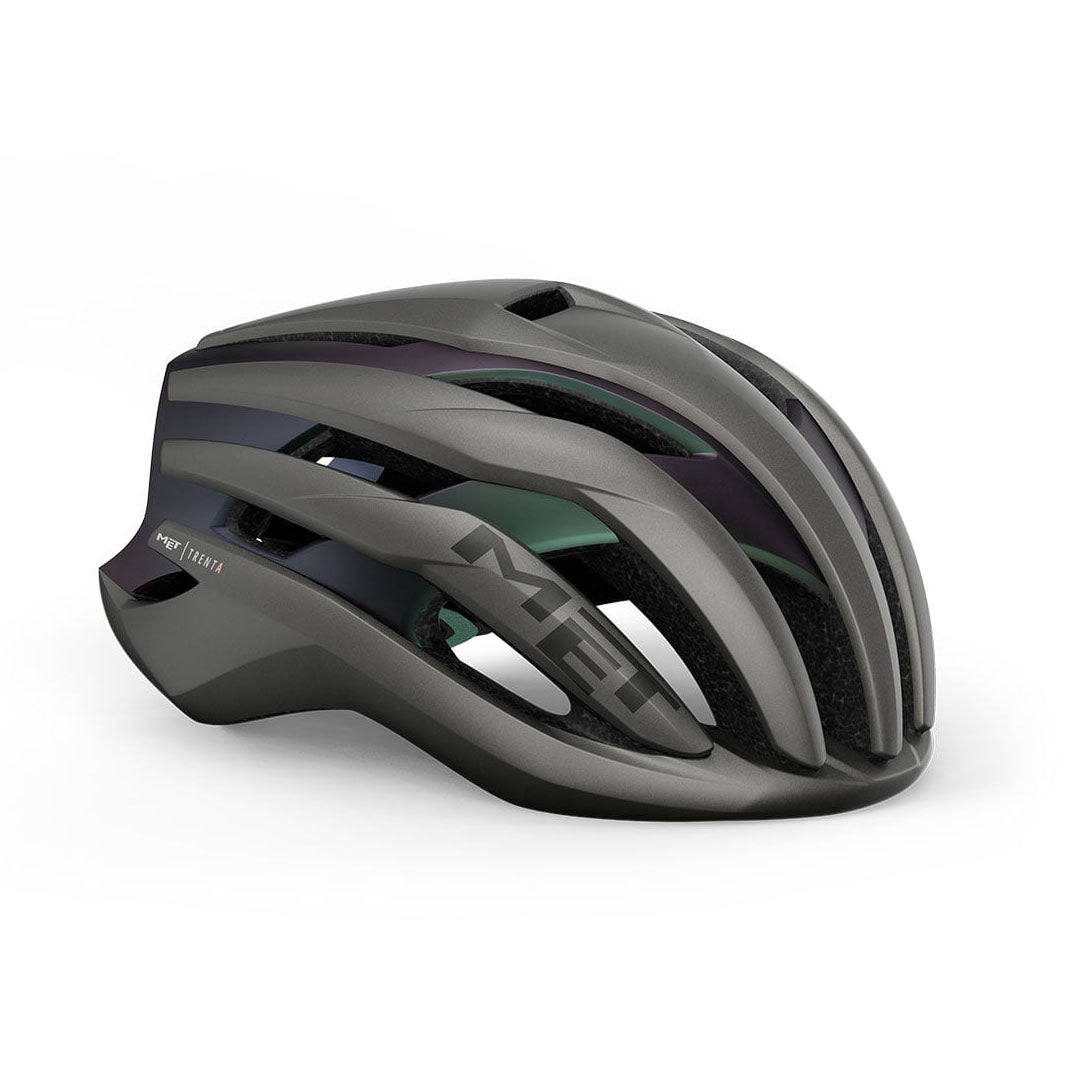 Casco MET trenta MIPS gris con tornasol
