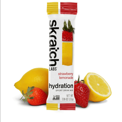 Skratch labs hidratación diluible en agua sabor limonada de fresa