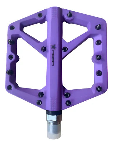 Pedales grandes de Nylon con pines Roda, sellado balero