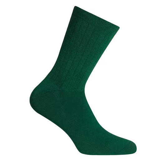 Calcetas para ciclismo verde botella