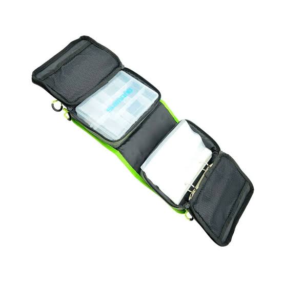 Estuche / mochila de pesca, para señuelos Shimano trackle wallet