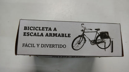 Bici estilo clásica a escala armable toy / juguete para exhibición