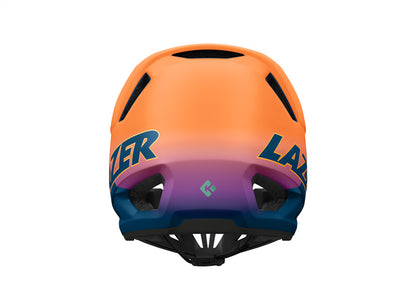 Casco Lazer Cage KC full face naranja / verde