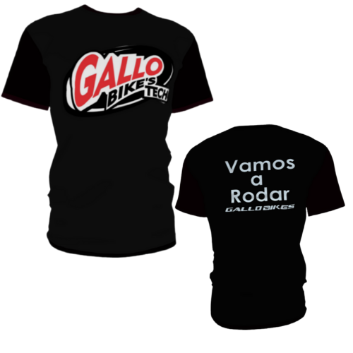 Playera merch Gallo Bike's Tech