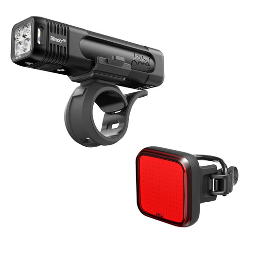 Kit de luces delantera y trasera BLINDER 1000 y blinder square