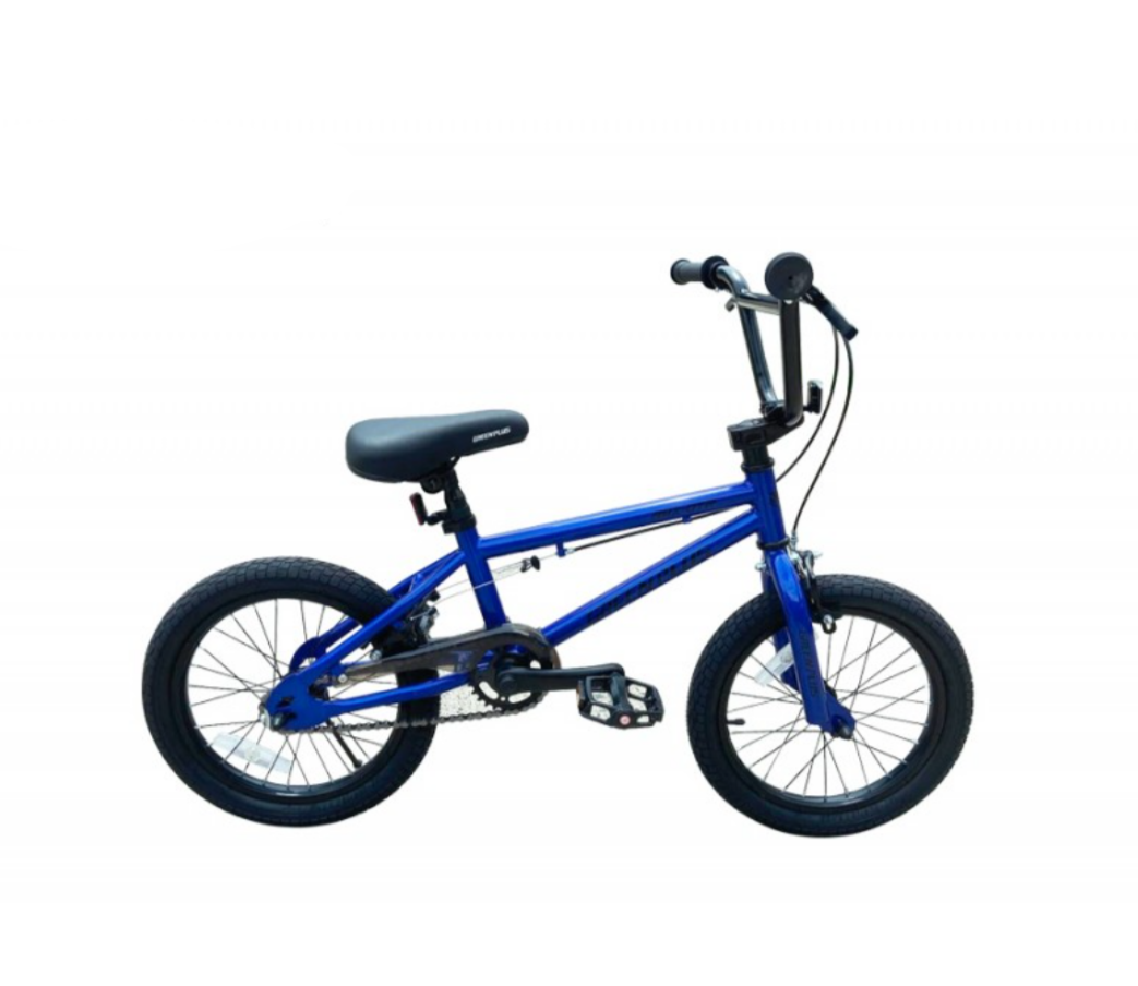 Bici R16 infantil bmx green plus azul
