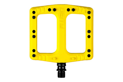 Pedales de nylon Deity Deftrap amarillo