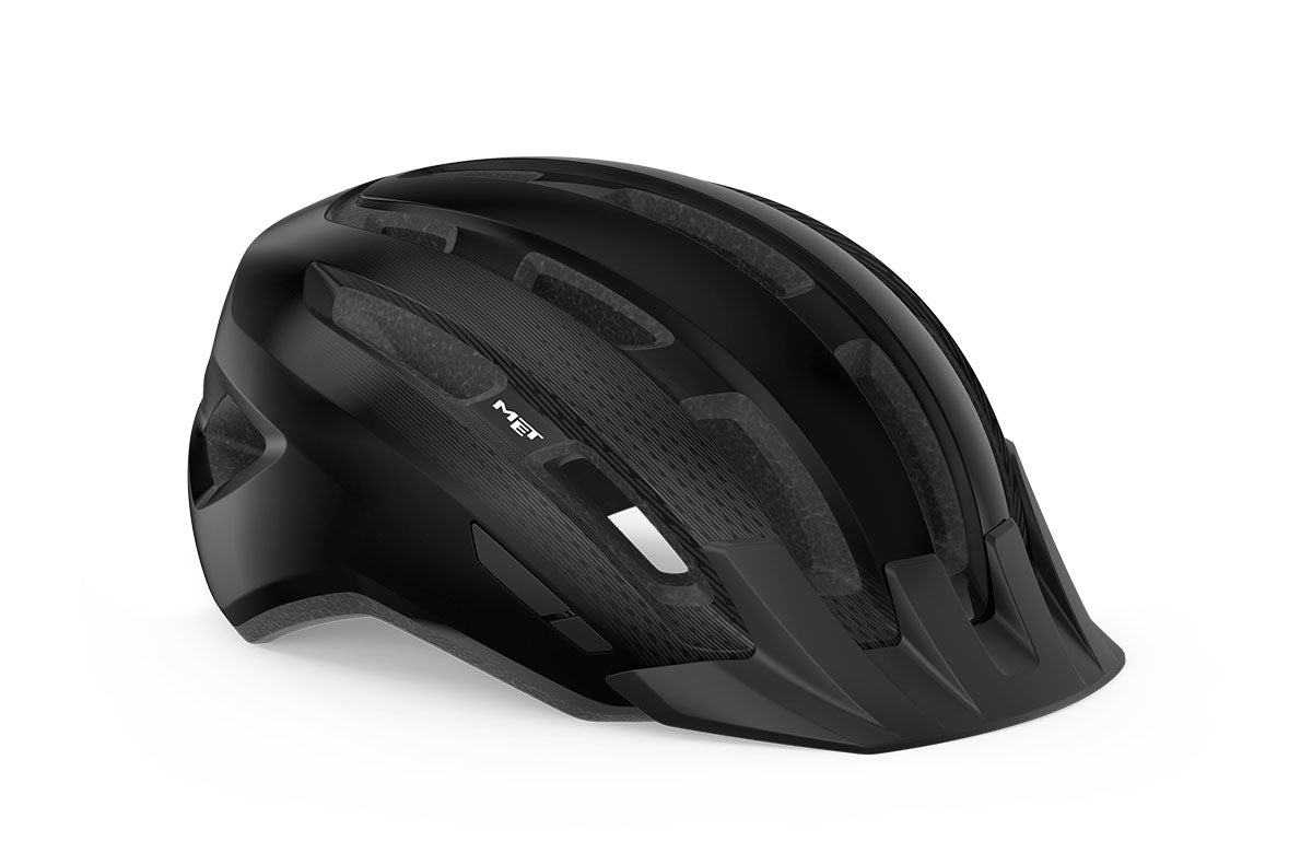 Casco MET Downtown rojo metálico