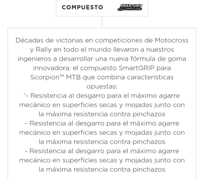 Llanta mtb TR Pirelli scorpion trail S 29x2.40