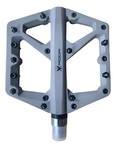 Pedales grandes de Nylon con pines Roda, sellado balero