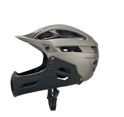 Casco full face VG marvo desmontable para todas las edades negro / plata