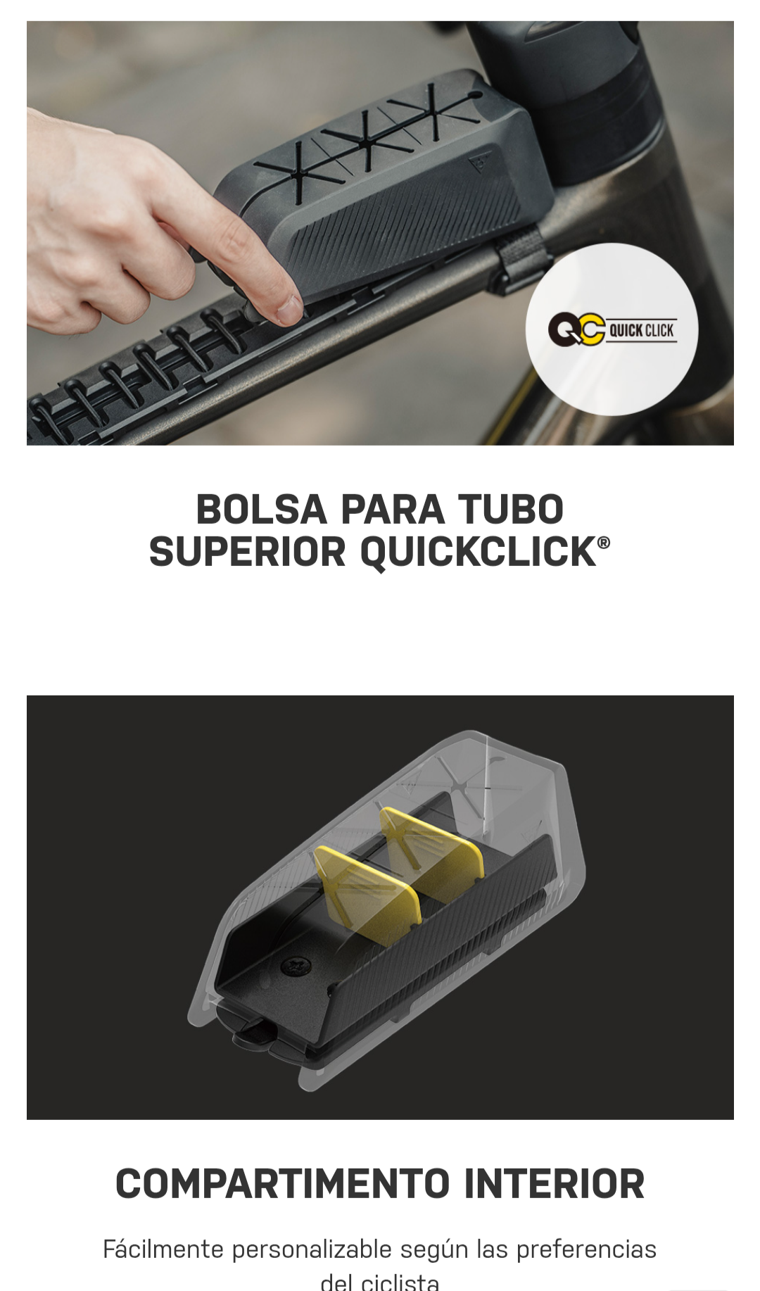 Bolsa para cuadro Topeak Fast fuel tri-station