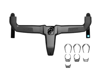 Manubrio PRO VIBE EVO integrado de carbono con espaciadores road
