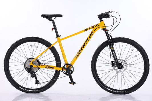 Bicicleta r29 1x11 MTB green plus amarilla GR