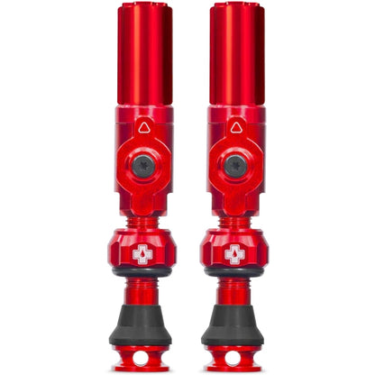Válvulas tubeless Muc off Big bore hybrid rojo VF/VA