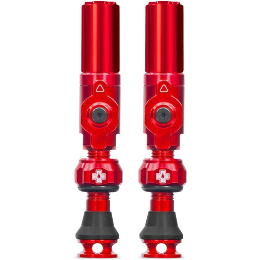 Válvulas tubeless Muc off Big bore hybrid rojo VF/VA