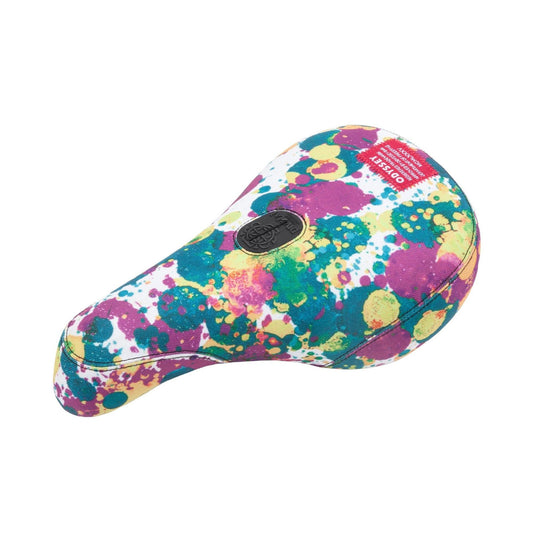 ASIENTO ODYSSEY SPLATTER FAT CAP PIVOTAL MULTICOLOR bmx