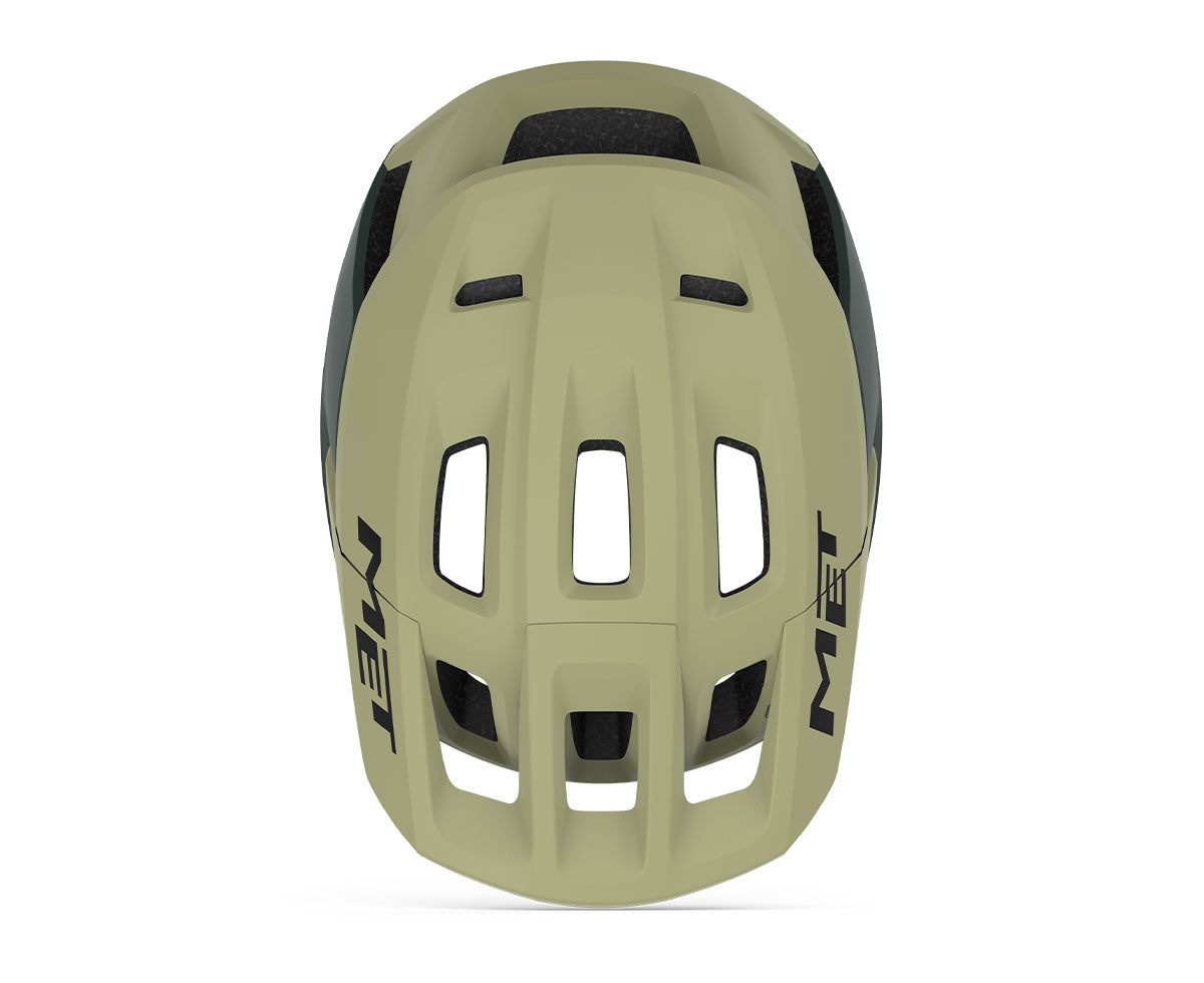 Casco MET TERRAE MIPS verde / aulado