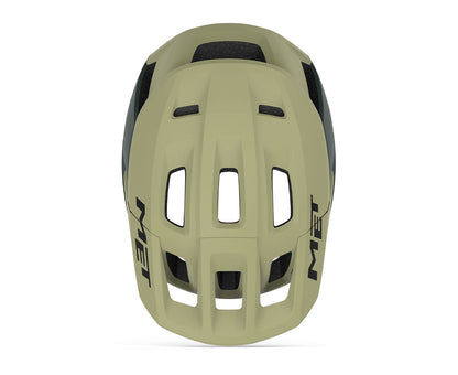 Casco MET TERRAE MIPS verde / aulado