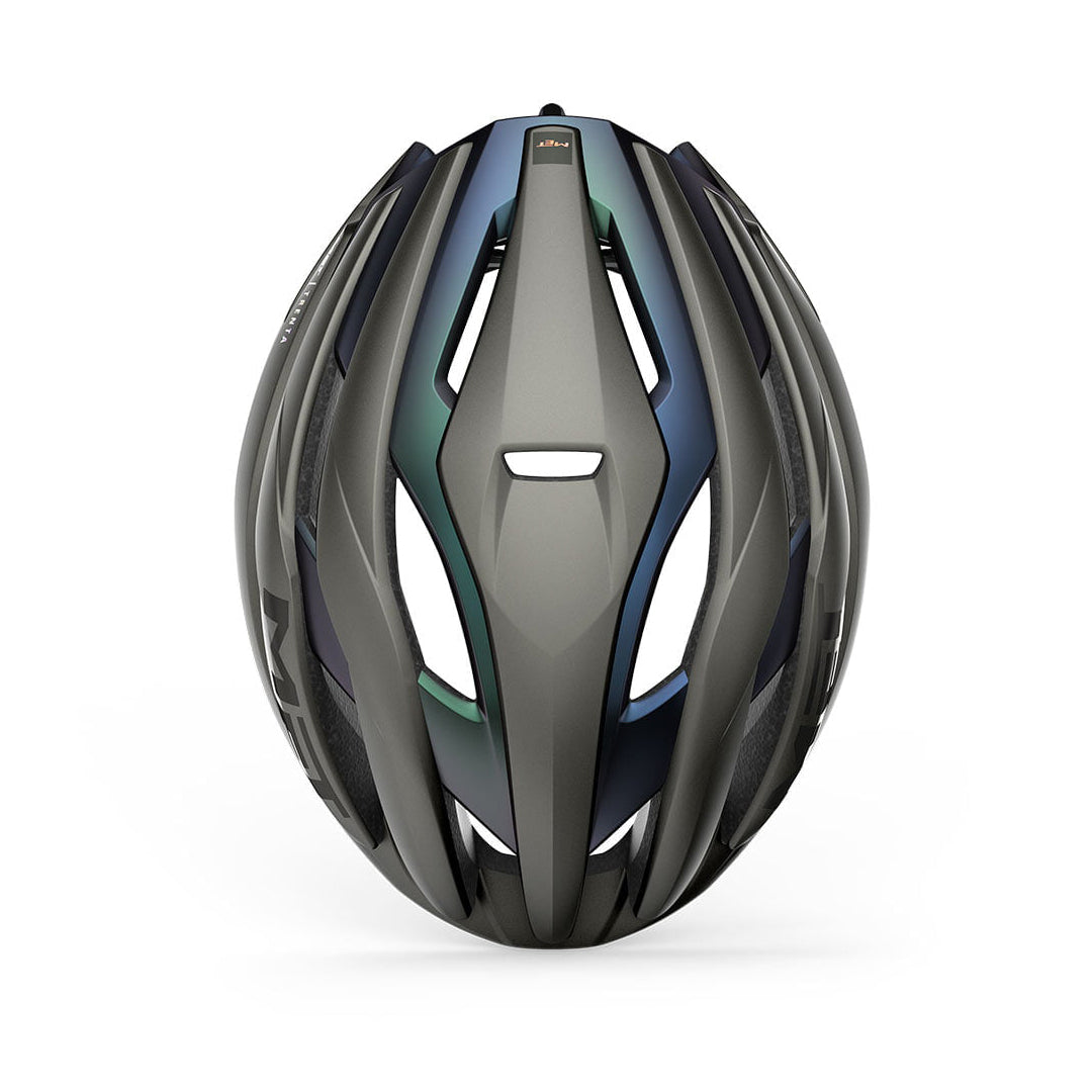 Casco MET trenta MIPS gris con tornasol