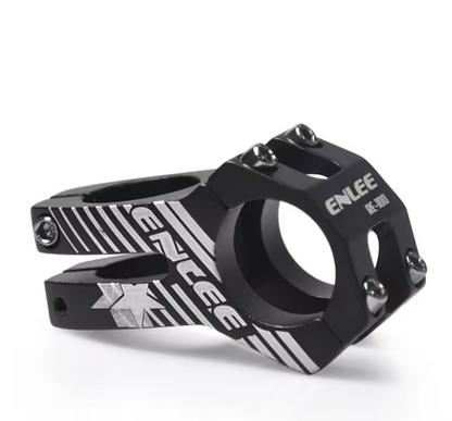 Potencia / poste de manubrio en aluminio 31.8x45mm negro