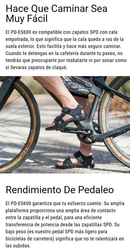 Pedales Shimano de grapa ES600