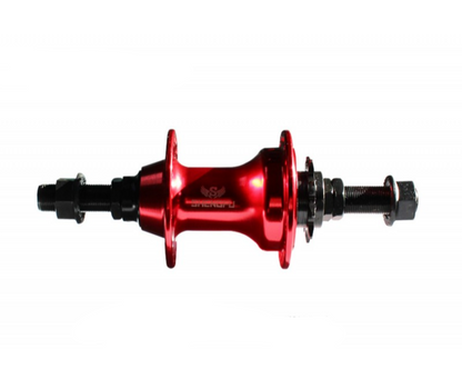 Maza trasera  BMX eje 14 16T 36H rojo