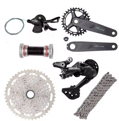 Transmisión 1x10 shimano DEORE grupo de cambios 32 x 11/42D armada