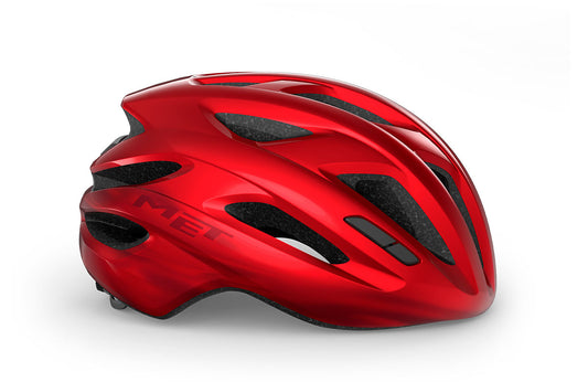 Casco  MET idolo rojo metálico