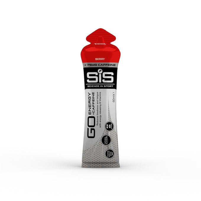 Gel SIS Go Energy + cafeína  sabor baya  de 60ml