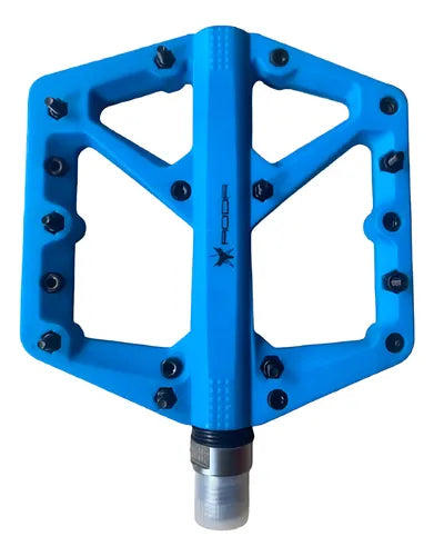 Pedales grandes de Nylon con pines Roda, sellado balero