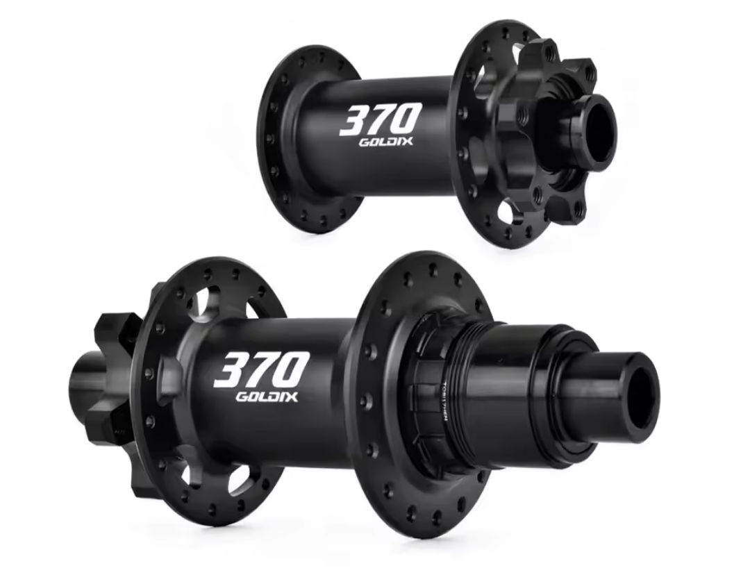 Par de mazas aluminio  32h de 6t XD R142x12mm F15x100 driver tronador