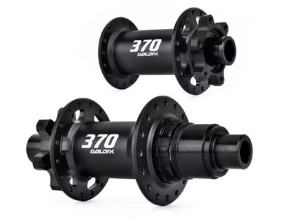 Par de mazas aluminio  32h de 6t XD R142x12mm F15x100 driver tronador