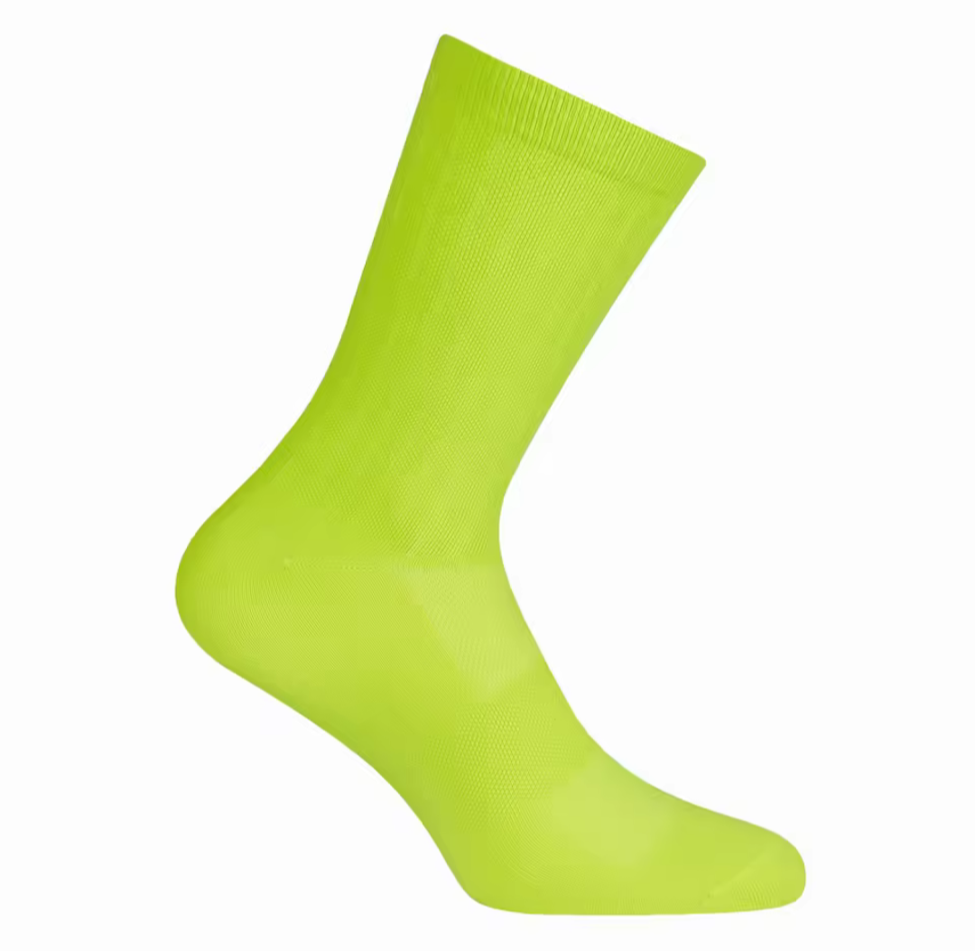 Calcetas para ciclismo amarillo limón